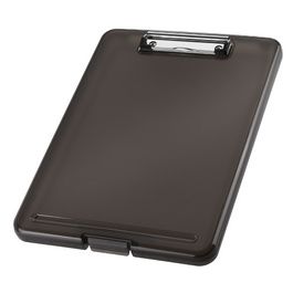 helit Porte-bloc avec compartiment "the clip", A4, gris