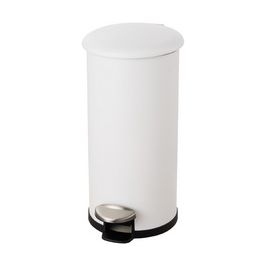 helit Poubelle à pédale "the zinc", 12 litres, blanc