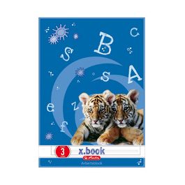 herlitz Arbeitsblock x.book, DIN A4, Lineatur 3