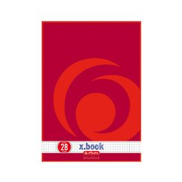 herlitz Bloc de cours x.book, A4, réglure 26 / quadrillé