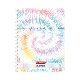 herlitz Cahier à spirales New Batik "Freedom", A4