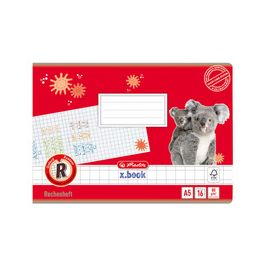 herlitz Cahier de calcul x.book, A5 paysage, linéature