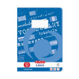 herlitz Cahier de vocabulaire x.book, A4, 2 colonnes,