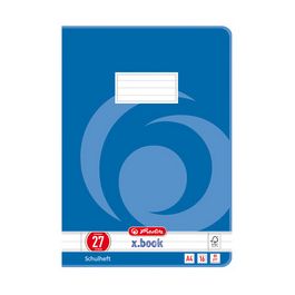 herlitz Cahier x.book, A4, linéature 27 / ligné