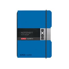 herlitz Carnet de notes my.book flex, A6, PP, bleu