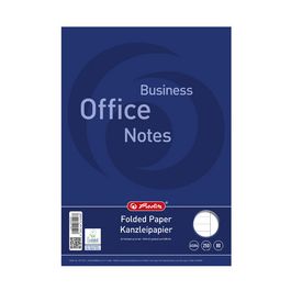 herlitz Copies doubles, format A3/format A4, ligné/marge