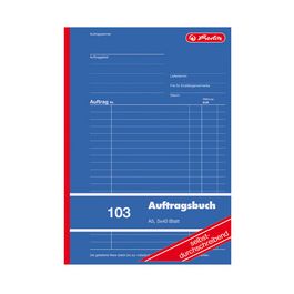 herlitz Formularbuch "Auftrag 103", DIN A5, 3 x 40 Blatt