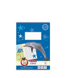 herlitz Geschichtenheft x.book, DIN A5, Lineatur 2G