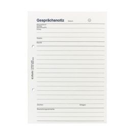 herlitz Gesprächsnotizblock DIN A5, 50 Blatt x3
