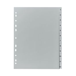 herlitz Intercalaires en plastique, chiffres, A4, 31 touches