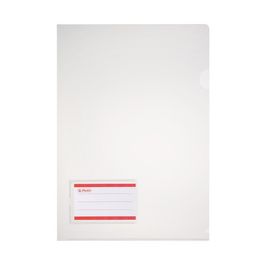 herlitz Pochette Transparente, porte-étiquette, A4 x10