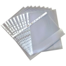 herlitz Pochette perforée avec rabat, A4, grainé