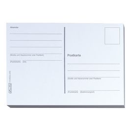 herlitz Postkarten, DIN A6, 170 g/qm, weiß