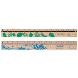 herlitz Règle en bois GREENline, 300 mm