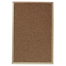 herlitz Tableau en liège, avec cadre en bois,