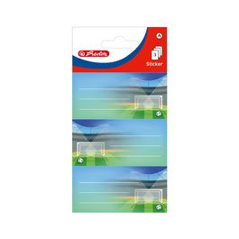 herlitz Étiquettes pour livres Football, 76 x 35 mm