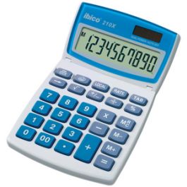 ibico Calculatrice de bureau 210X, écran LCD 10 chiffres