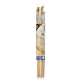 kangaro Borstenpinsel-Set, flach, Größen 2 - 20, 10er Box