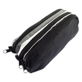 kangaro Trousse, 3 compartiments, gris/blanc/noir