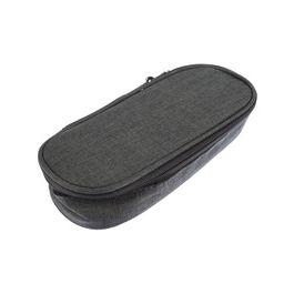 kangaro Trousse, ovale, en polyester, gris foncé
