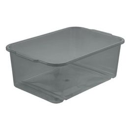 keeeper Bac de rangement "wilma", gris transparent