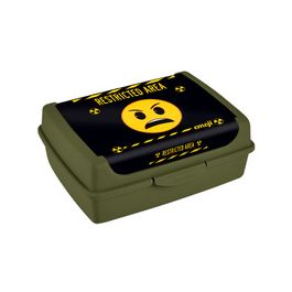 keeeper Boîte à goûter "carla midi emoji danger", olive