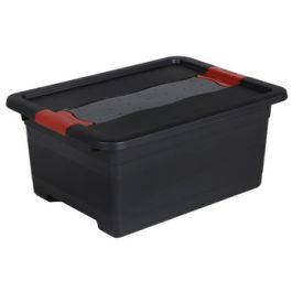 keeeper Boîte de rangement "eckhart", 12 L, graphite/rouge
