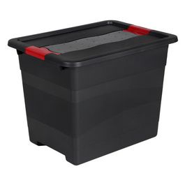keeeper Boîte de rangement "eckhart", 24 L, graphite/rouge