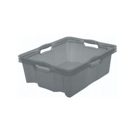 keeeper Boîte de rangement "franz", 16 litres, crystal-grey
