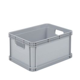 keeeper Caisse de rangement "robert", 20 litres, gris clair