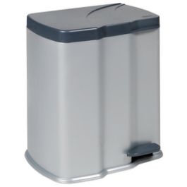 keeeper Poubelle "gunnar", argent/anthracite