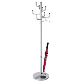 kerkmann Portemanteau sur pied Sierra, 8 crochets, gris
