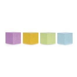 magnetoplan Aimant néodyme Wood Series Cube, coloré