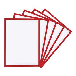 magnetoplan Cadre d'affichage magnétique, format A3, rouge