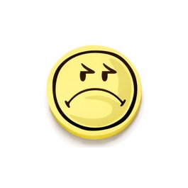 magnetoplan Symboles d'évaluation Smilies, négatif, rond