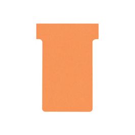 nobo Fiche T, indice 3 / 92 mm, 170 g/m2, orange