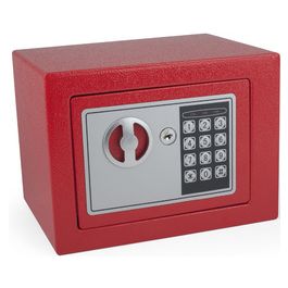 pavo Mini coffre-fort, avec serrure électronique, rouge