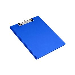 pavo Porte-bloc à pince, avec revêtement film, A4, bleu