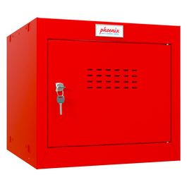 phoenix Casier cubique CL0344, serrure à clé, rouge