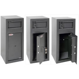 phoenix Coffre-fort de dépôt SS0992K, gris graphite