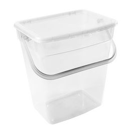 plast team Boîte à lessive, 10 litres, transparent