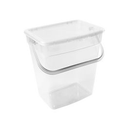 plast team Boîte à lessive, 6 litres, transparent