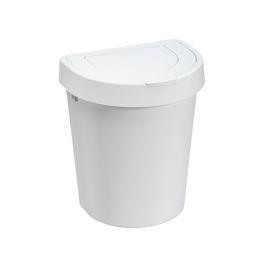 plast team Poubelle SEATTLE, 10 litres, blanc