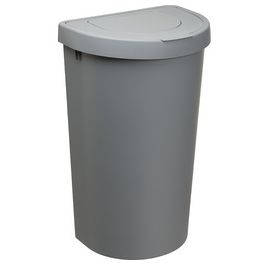 plast team Poubelle SEATTLE, 45 litres, argent