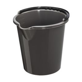 plast team Seau "VANCOUVER", rond, 10 litres, anthracite