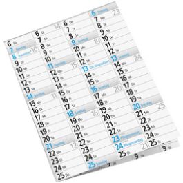 rido idé Plakatkalender, 1.020 x 680 mm, gefalzt, 2027