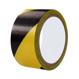 rillprint Bande de marquage au sol, 50 mm x 33 m, jaune/noir