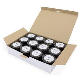 rillprint Rouleau d'étiquettes, 54 x 25, permanent, blanc