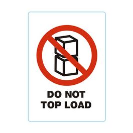 rillprint Étiquette "DO NOT TOP LOAD"