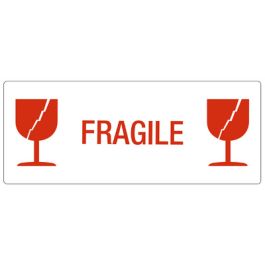 rillprint Étiquette d'avertissement "FRAGILE"